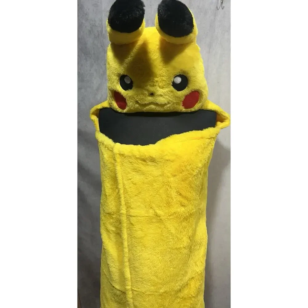 Pokémon Pikachu Kids Hooded Blanket Yellow 48”x33”